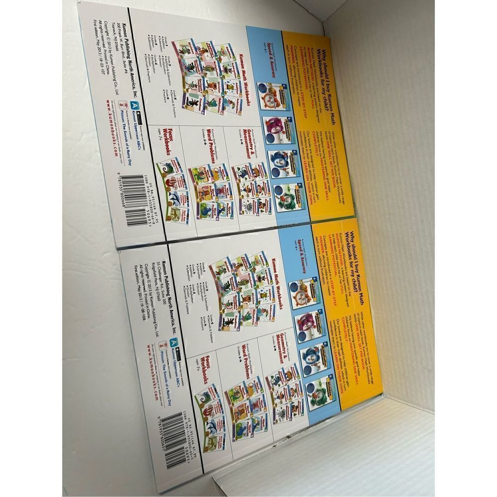 Kumon Speed & Accuracy Math workbooks-Two - Picture 2 of 2